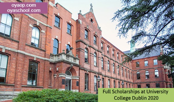 Full Scholarships at University College Dublin 2020