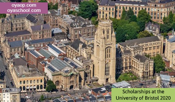 Scholarships at the University of Bristol 2020