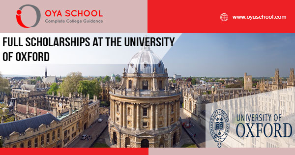 Full Scholarships at the University of Oxford