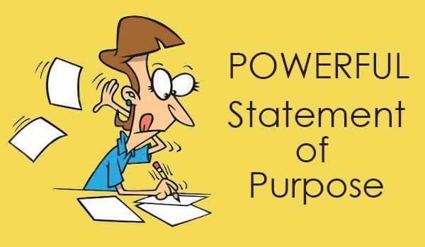 Writing a powerful Statement of Purpose