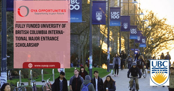 Study at the University of British Columbia, the USA 2022 For Free with International Major Entrance Scholarship