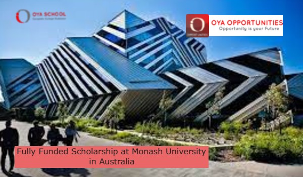 Fully Funded Scholarship at Monash University in Australia