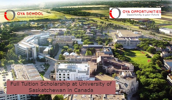 Full Tuition Scholarship at University of Saskatchewan in Canada