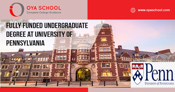 Fully Funded Undergraduate Degree at UPenn