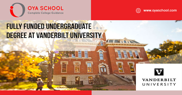 Fully Funded Undergraduate Degree at Vanderbilt University